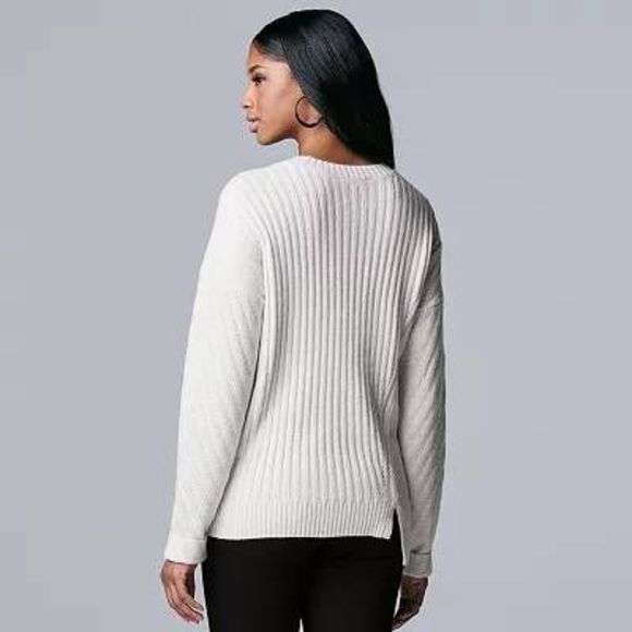 Simply Vera Wang asymmetrical sweater - Picture 2 of 7